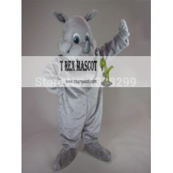 Happy Rhino Mascot Costume