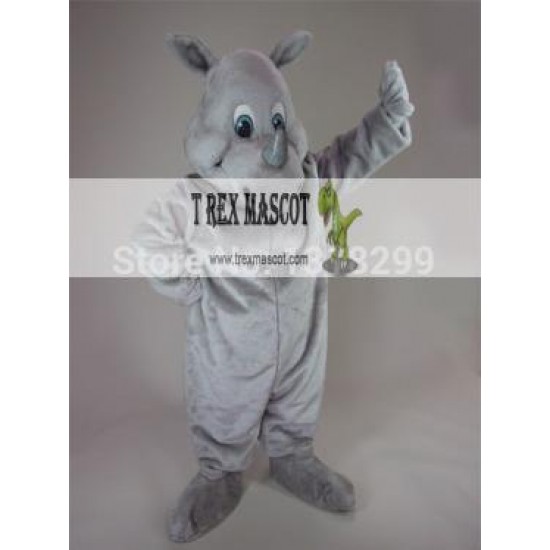 Happy Rhino Mascot Costume