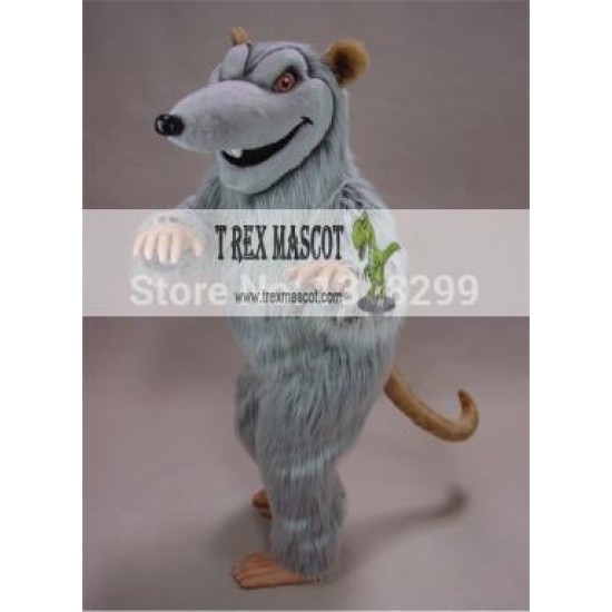 Plush Rink Rat Mascot Costume