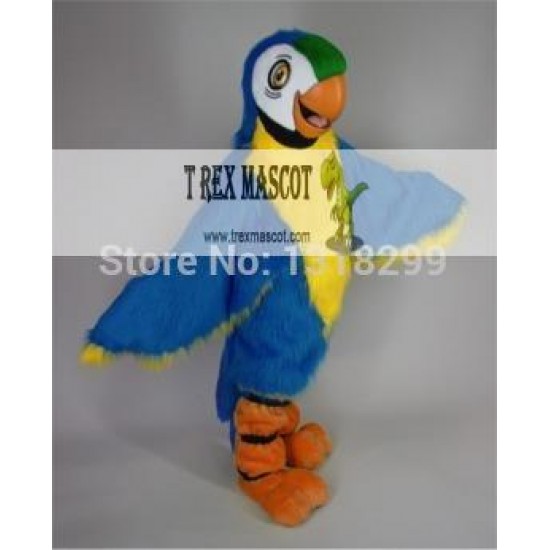 Blue Macaw Mascot Costume