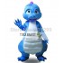 Blue Dinosaur Dragon Mascot Costume