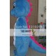 Blue Dinosaur Dragon Mascot Costume