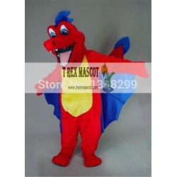 Red Dragon Mascot Costume