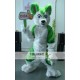 Green Husky Fursuit Dog Fox Mascot Costume Animal Costumes