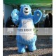 Blue Bear Mascot Costume