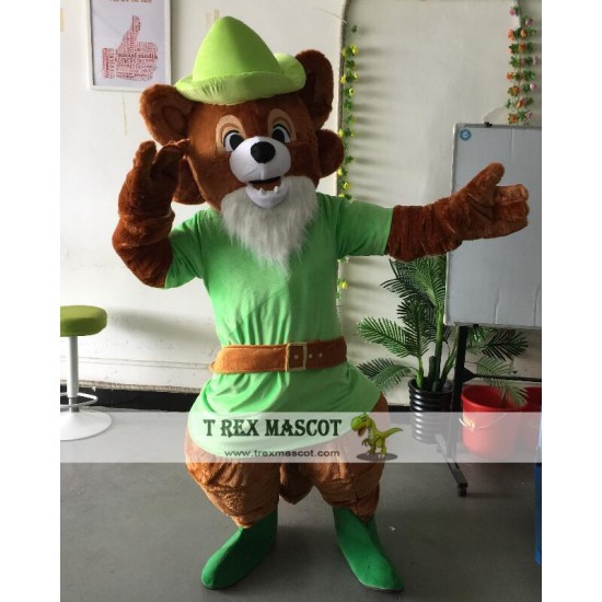 Robin Hood Mascot Costume Celebration Carnival Outfit