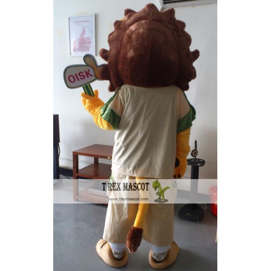 Roarie Lion Mascot Costume Celebration Carnival Outfit