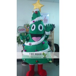 Christmas Tree Mascot Costume Celebration Carnival Outfit