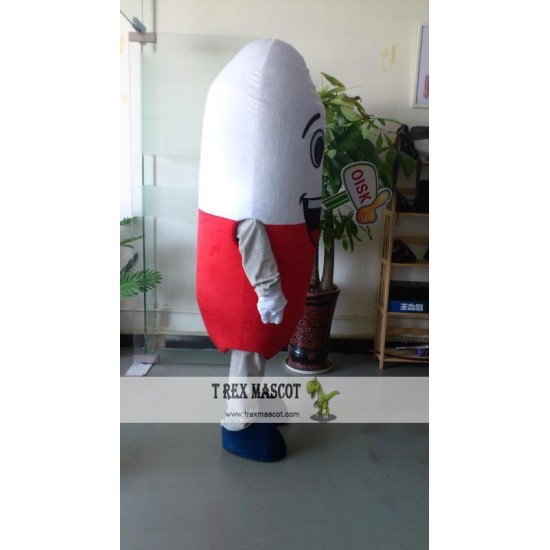 Capsule Pills Mascot Costume Celebration Carnival Outfit