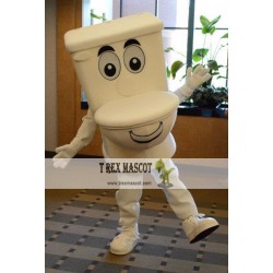 The Running Toilet Mascot Costume Celebration Carnival Outfit