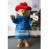 Cartoon Bear Hat Mascot Costume Celebration Carnival Outfit