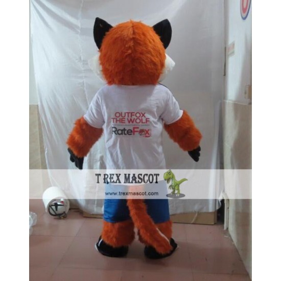 Fox Mascot Costume Celebration Carnival Outfit