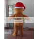 Gingerbread Man Mascot Costumes Christmas Womens / Mens Mascot