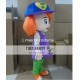 Girl Mascot Red Hair Plush Cartoon Costume