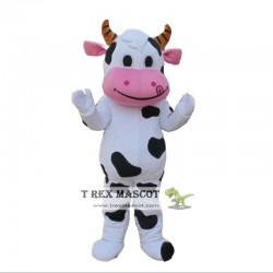 Farm Dairy Cow Mascot Costume Cartoon