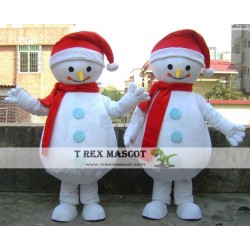 Christmas Snowman Mascot Costume Christmas Performance Mascot Costume