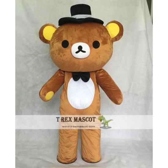 Janpan Rilakkuma Mascot Costumes Bear Mascot Costume Carnival Costume