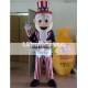 Adult American Old Man Magician Mascot Costume