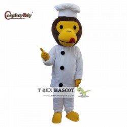 Monkey Cook Chef Mascot Costume For Adult