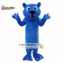 Blue Panther Mascot Costume Panther Animal Mascot Adult Halloween Carnival