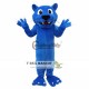 Blue Panther Mascot Costume Panther Animal Mascot Adult Halloween Carnival