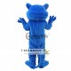 Blue Panther Mascot Costume Panther Animal Mascot Adult Halloween Carnival