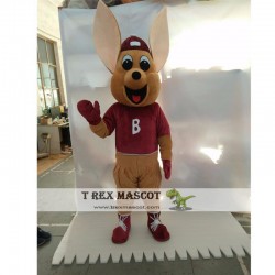 Bouncy Kangaroo Adult Mascot Costume For Christmas