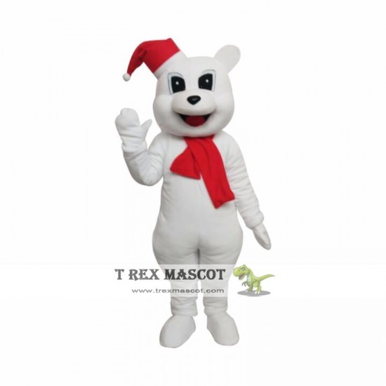 Animal White Bear Adult Mascot Costume