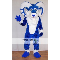 Blue Ram Mascot Costume Celebration Carnival Outfit