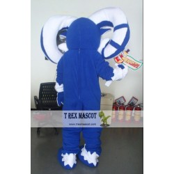 Blue Ram Mascot Costume Celebration Carnival Outfit