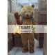 Brown Teddy Bear Gentleman Adult Mascot Costume