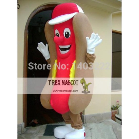 Hot Dog Hotdog Mascot Costume Cartoon Character