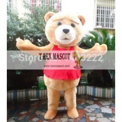 Teddy Bear Of Ted Halloween Cartoon Mascot Costume