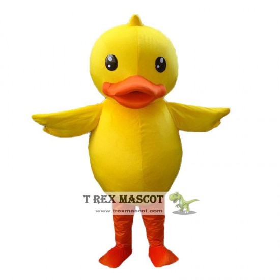 Yellow Duck Mascot Costume Adult Duck Mascot