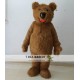 Furry Brown Teddy Bear Mascot Costume For Adult