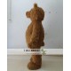 Furry Brown Teddy Bear Mascot Costume For Adult