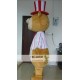 Happy Face Bear Mascot Costume Plush Bear Costume