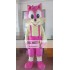 Pink Fox Mascot Costume Adult Fox Costume