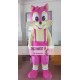 Pink Fox Mascot Costume Adult Fox Costume