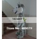 Grey Furry Adult Wolf Mascot Costume