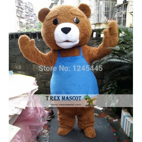 Adult Plush Teddy Bear Mascot Costume