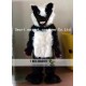 Black & White Wolf Costume Fur Wolf Mascot Costume