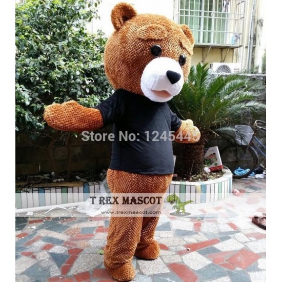 Adult Plush Teddy Bear Mascot Costume