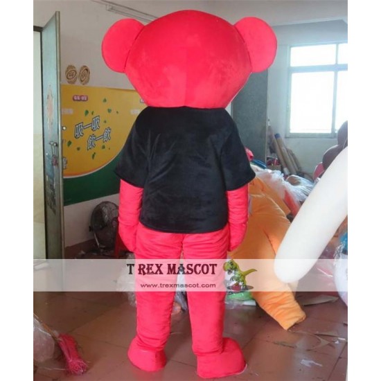 Bear Costume Adult Red Bear Mascot Costume