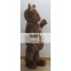 Furry Brown Teddy Bear Mascot Costume For Adult