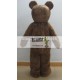 Furry Brown Teddy Bear Mascot Costume For Adult