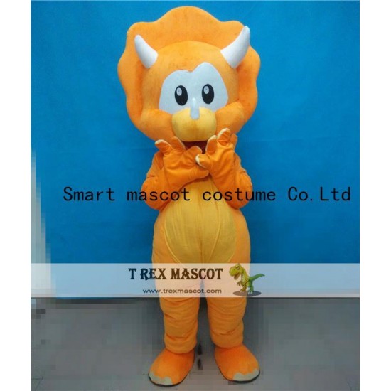 Costume For Adult Dragon Orange Dragon Mascot Costume