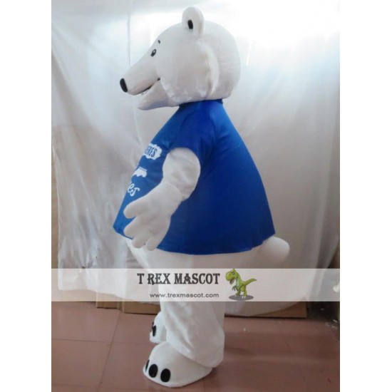 Happy Polar Bear Mascot Costumes For Adults