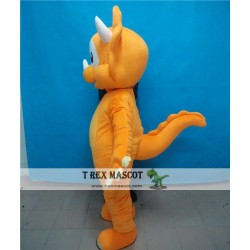 Costume For Adult Dragon Orange Dragon Mascot Costume