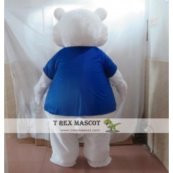 Happy Polar Bear Mascot Costumes For Adults